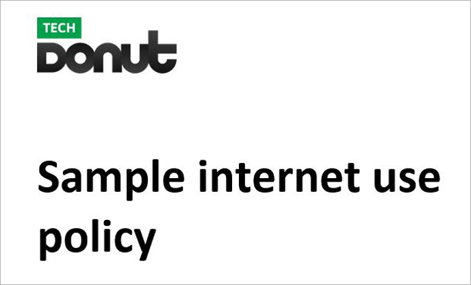 Sample internet use policy