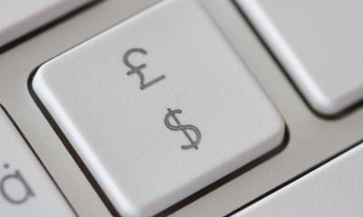Currency button on a keyboard