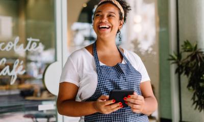 A non-grad business woman earns six-figures running her own business