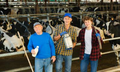 Three generations on a family farm
