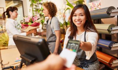 A small business banks with a provider that helps them grow