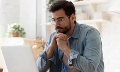 An online application for a business bank account is rejected