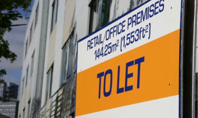 To let sign on Bristol high street shop space