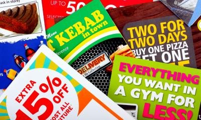 A pile of brochures and leaflets