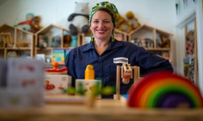 Lou Johnson of Moo Like a Monkey features in the Small Biz 100