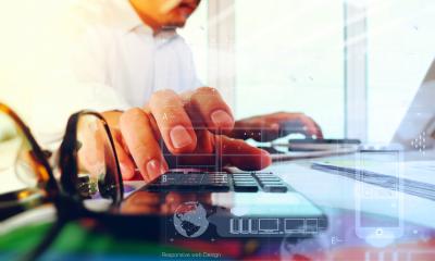 Planning your IT maintenance - checklist Worker at computer upkeeping IT maintenance