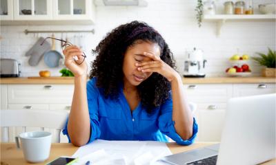 A self employed woman worries about having no work or savings