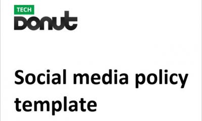 Image of the sample social media policy