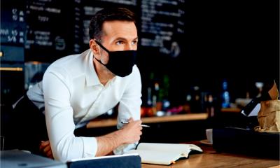 A cafe owner worries about his buisness future post-pandemic