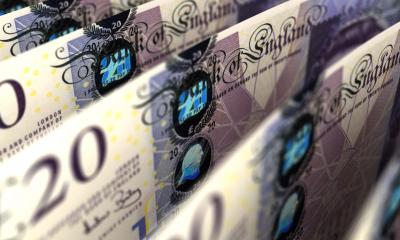 A collection of twenty pound notes to be spent on the IT budget