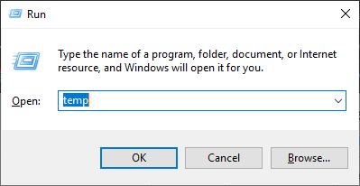 How to clear your temp folder